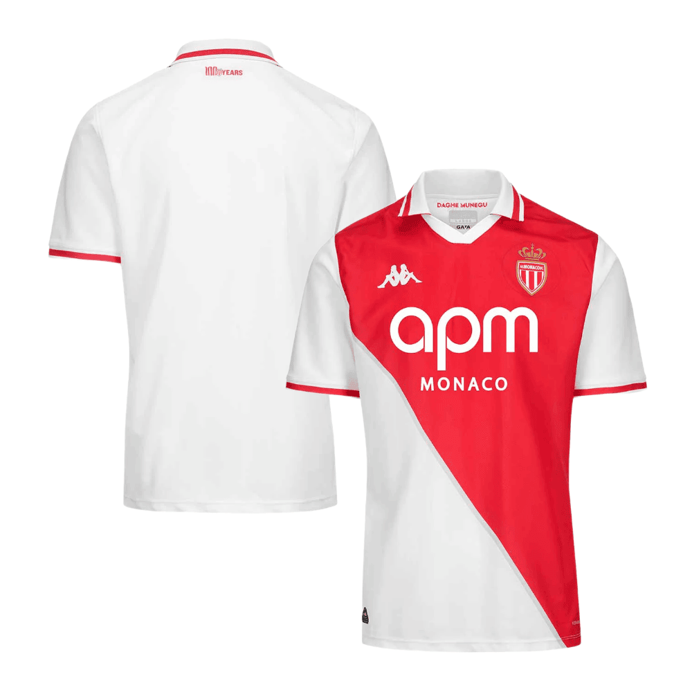 AS Monaco 2024/25 Home Men Jersey - White/Red