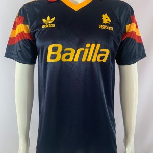 AS Roma 1991/92 Third Retro Men Jersey - Black