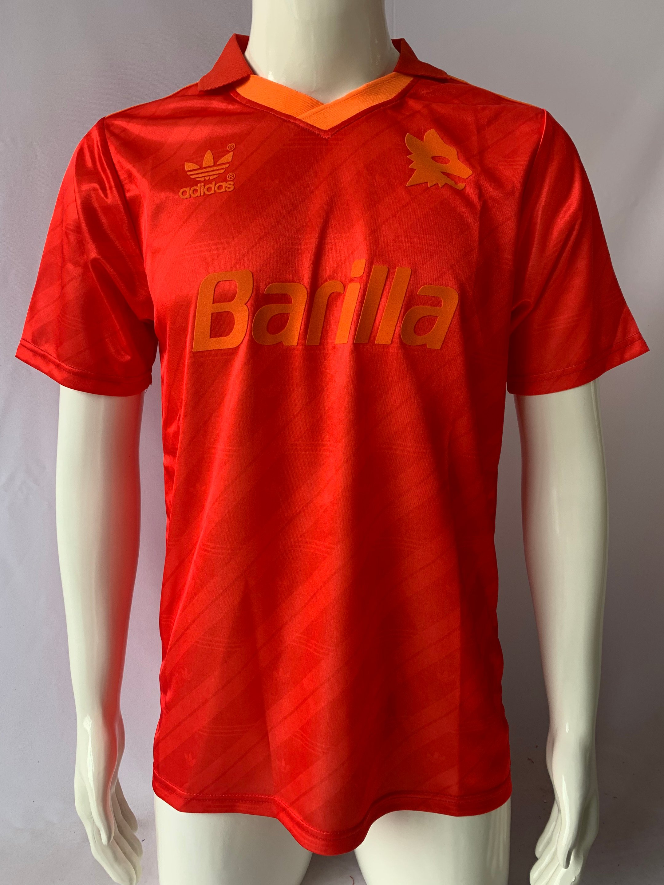 AS Roma 1992/93 Third Retro Men Jersey – Red