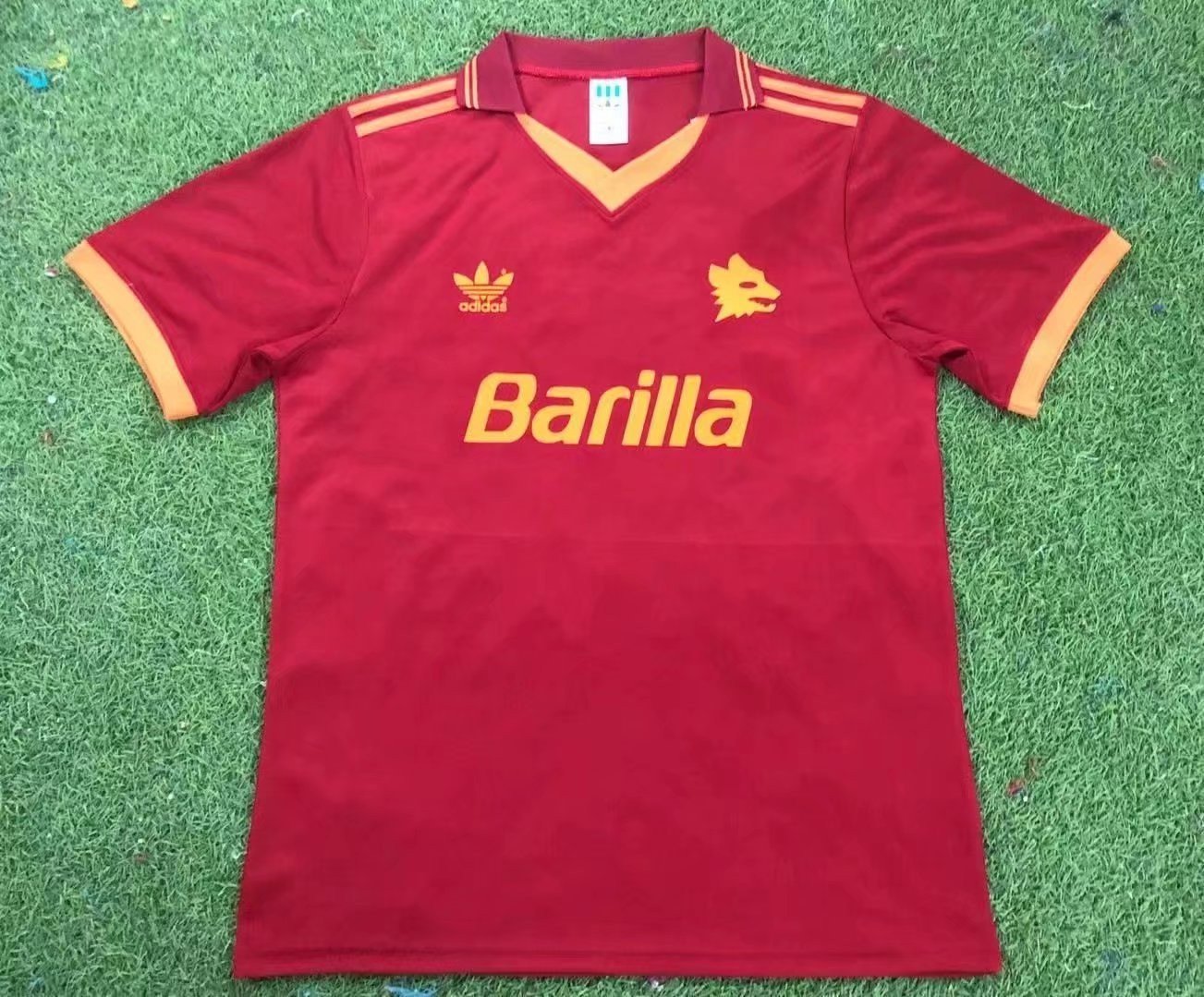 AS Roma 1992/94 Home Retro Men Jersey – Red