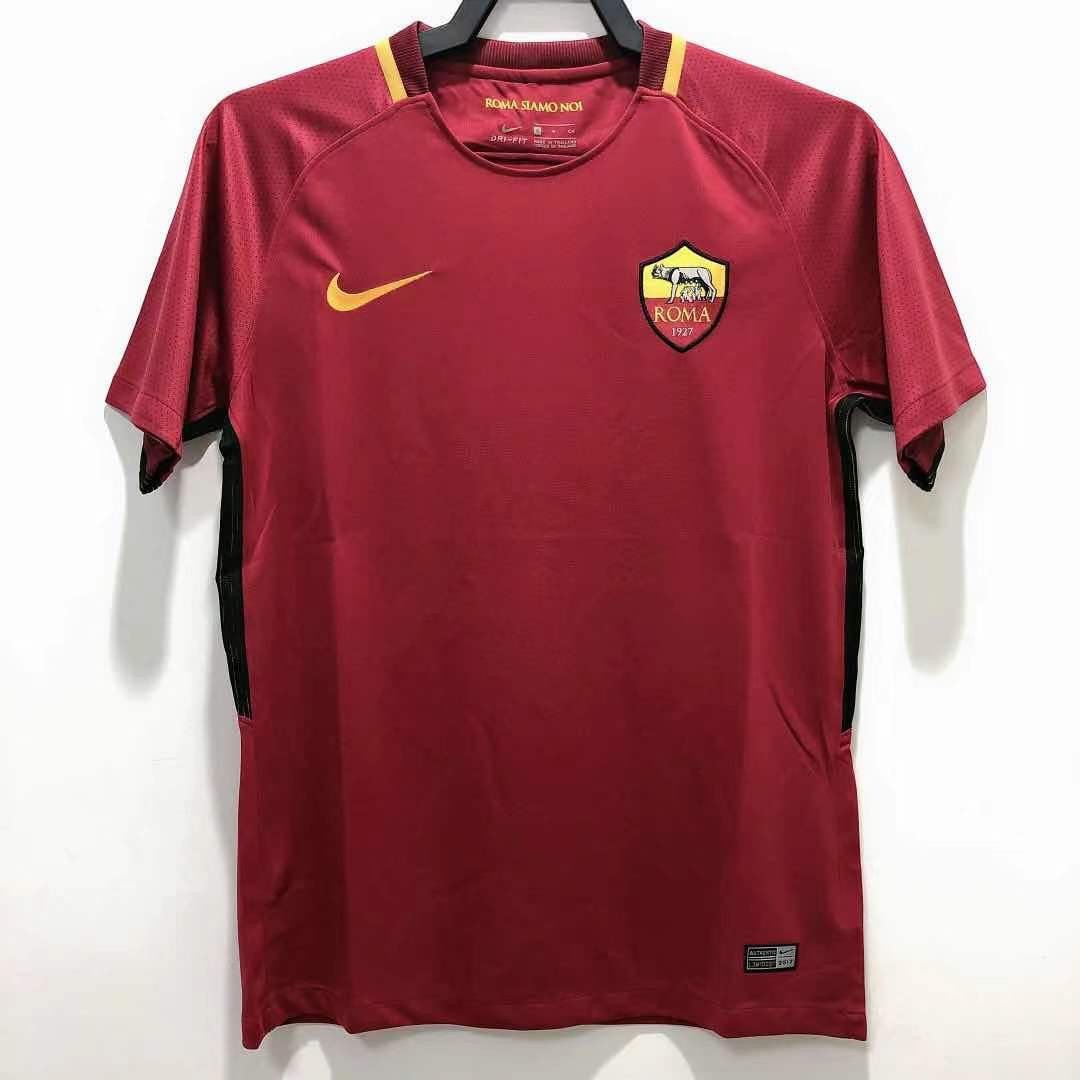 AS Roma 2017/18 Home Retro Men Jersey - Red