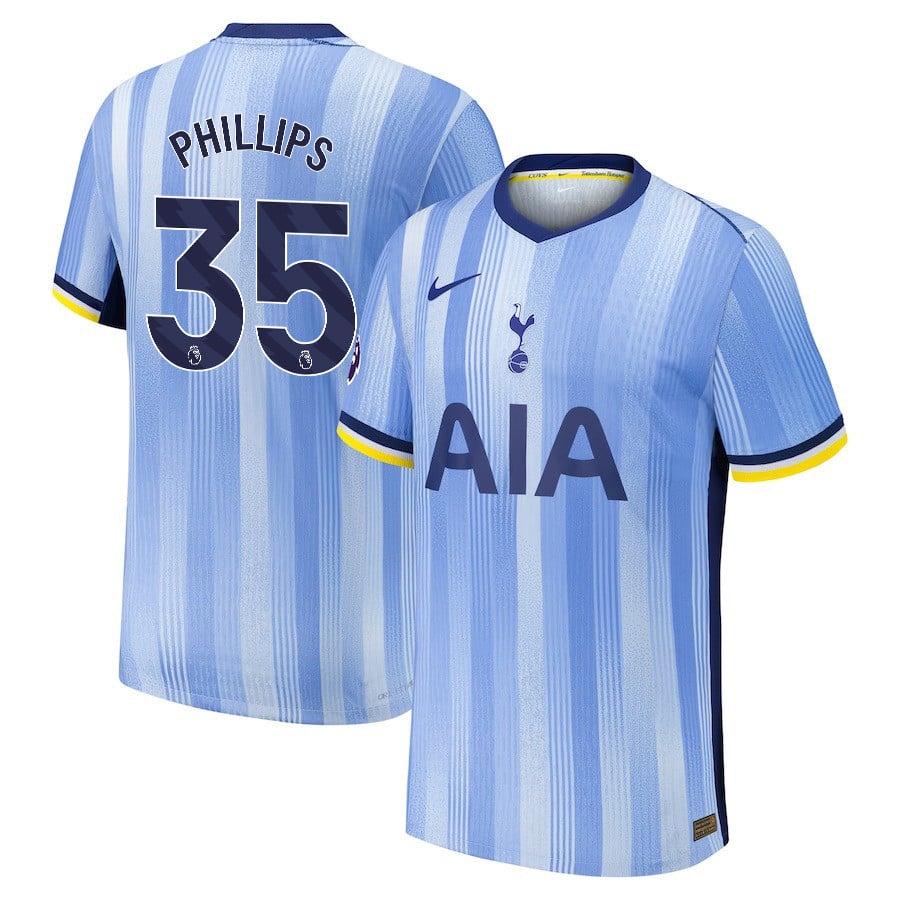 Ashley Phillips 35 Tottenham Hotspur 2024/25 Away Men Jersey - Blue