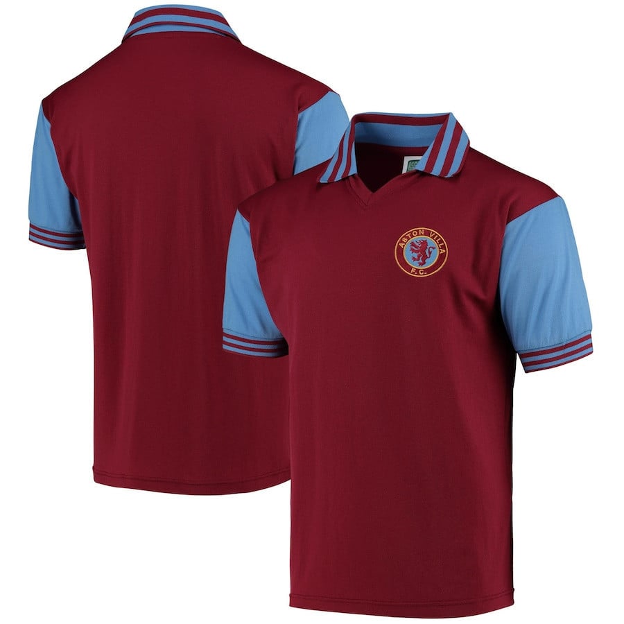 Aston Villa 1980 Home Jersey - Men, Red