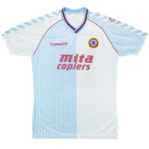 Aston Villa 1987/88 Away Retro Men Jersey - White