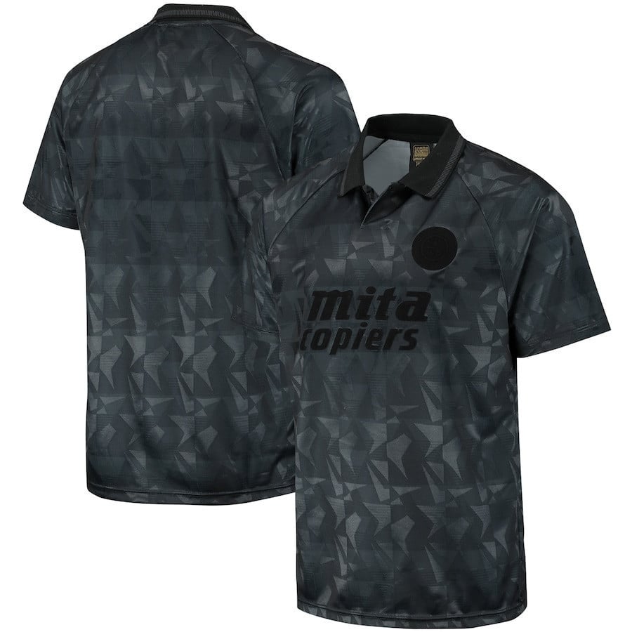 Aston Villa 1990 Blackout Jersey - Men, Black