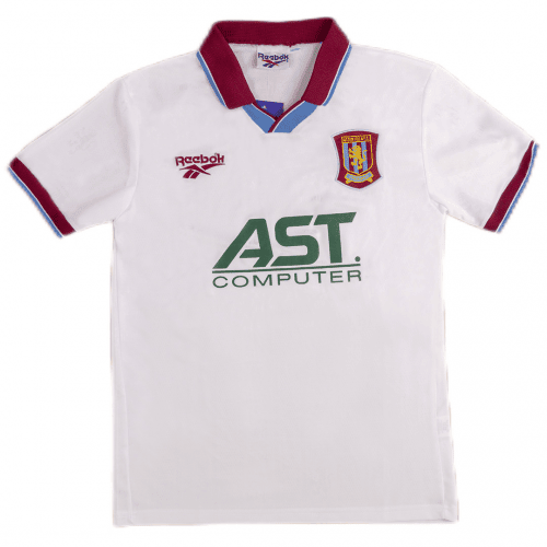 Aston Villa 1996/97 Away Retro Men Jersey - White
