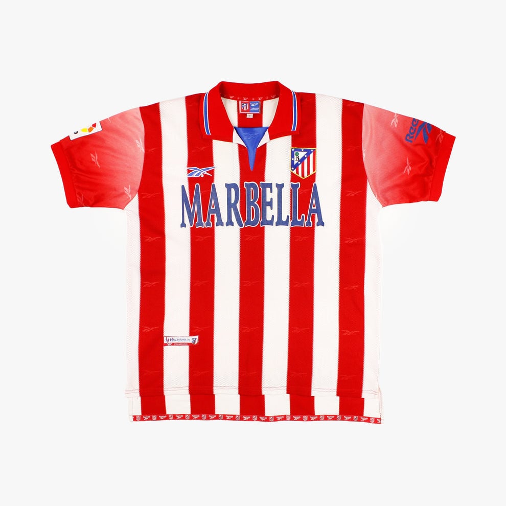 Atlético de Madrid 1998/99 Home Retro Men Jersey - Red