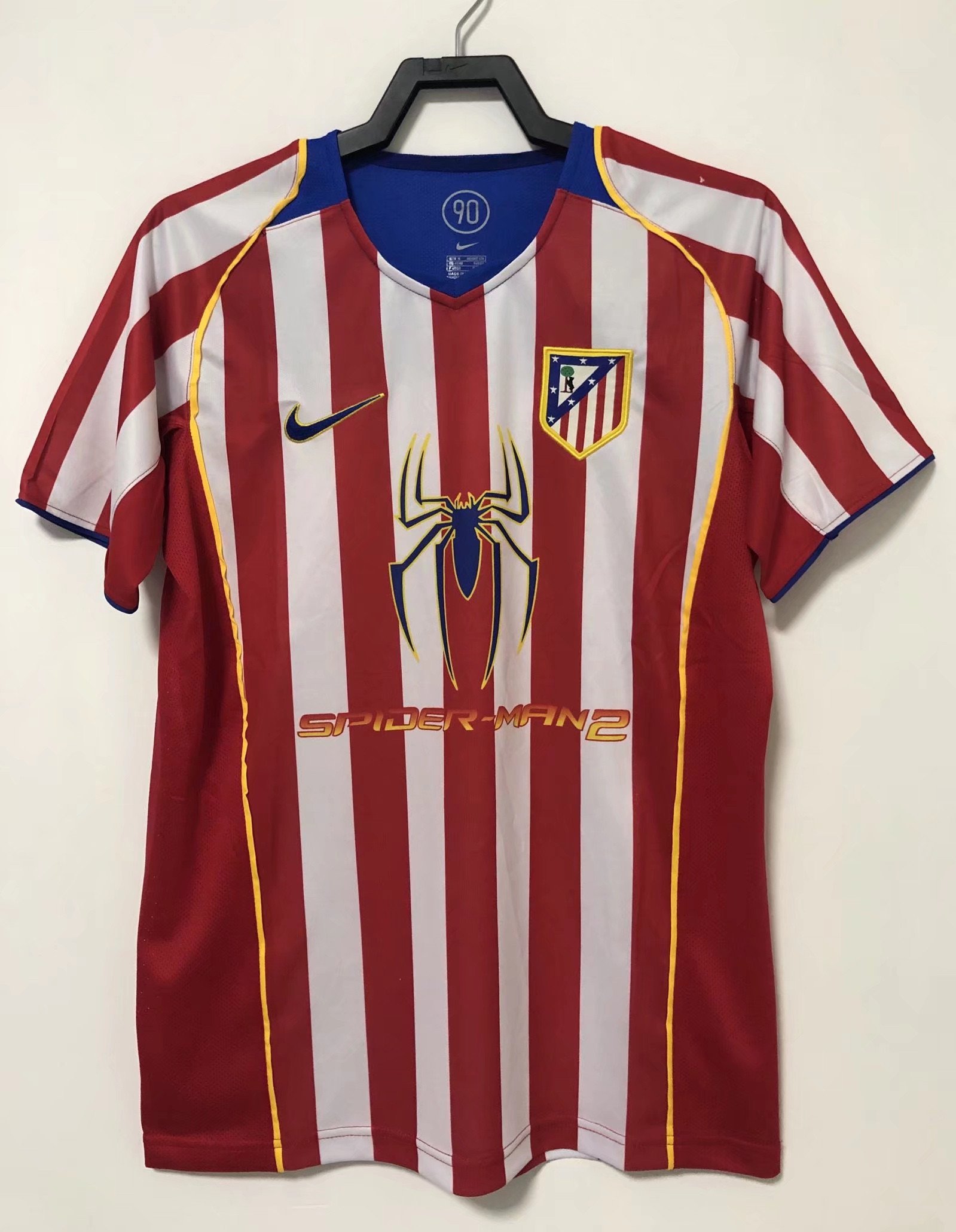Atlético de Madrid 2004/05 Home Retro Men Jersey – Red