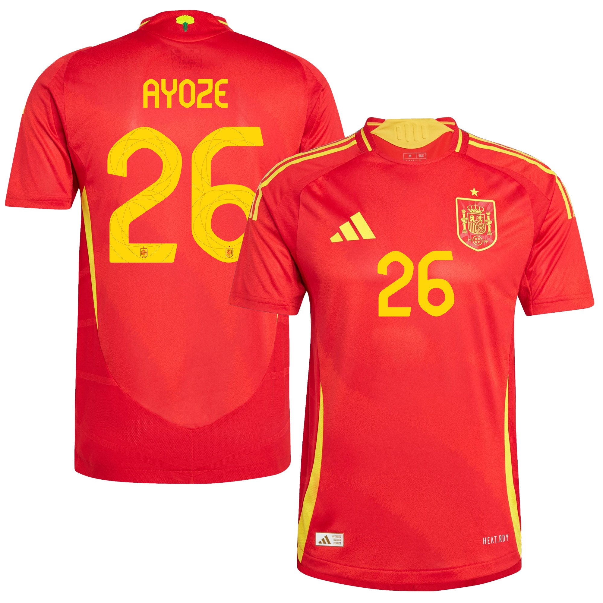 Ayoze Pérez 26 Spain National Team 2024 Home Men Jersey - Red
