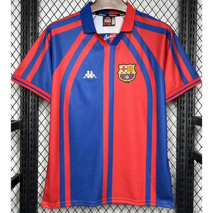 Barcelona 1997/98 Home Retro Men Jersey - Red/Blue