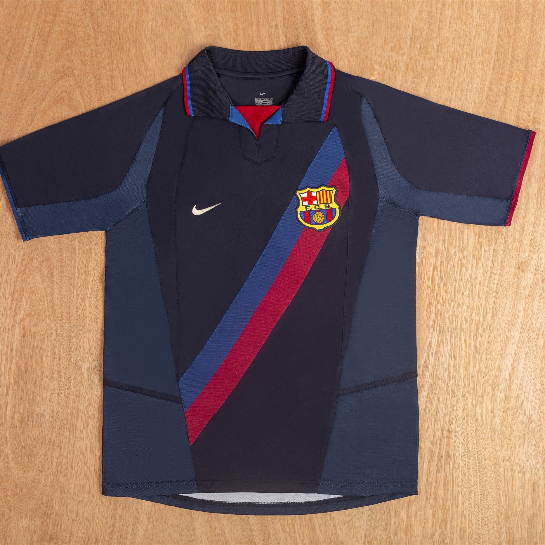 Barcelona 2002/03 Third Retro Men Jersey - Black