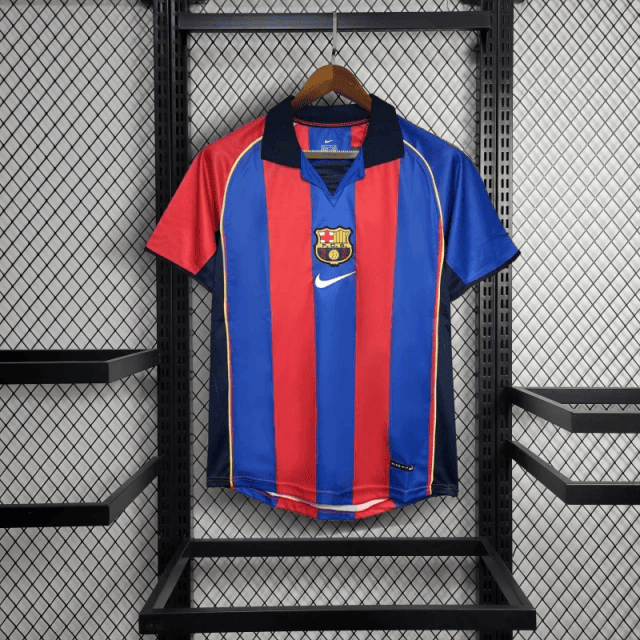 Barcelona 2004/05 Home Retro Men Jersey - Red/Blue