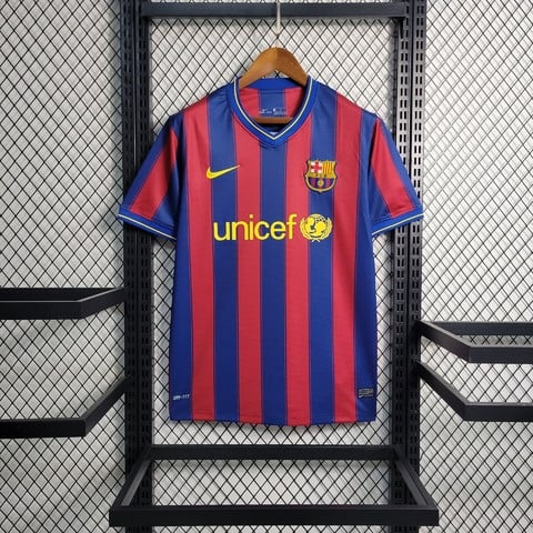 Barcelona 2009 Home Retro Men Jersey - Red/Blue