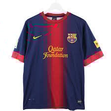 Barcelona 2012 Home Retro Men Jersey - Navy