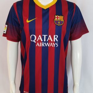 Barcelona 2013/14 Home Retro Men Jersey - Blue/Red