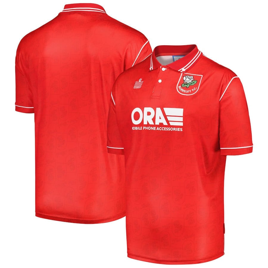Barnsley 1996 Admiral Home Retro Jersey - Men, Red