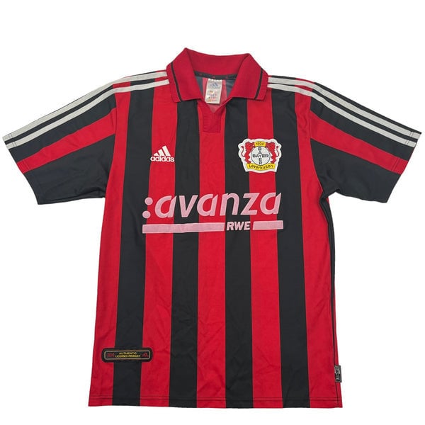 Bayer 04 Leverkusen 2000/01 Home Retro Men Jersey - Red/Black