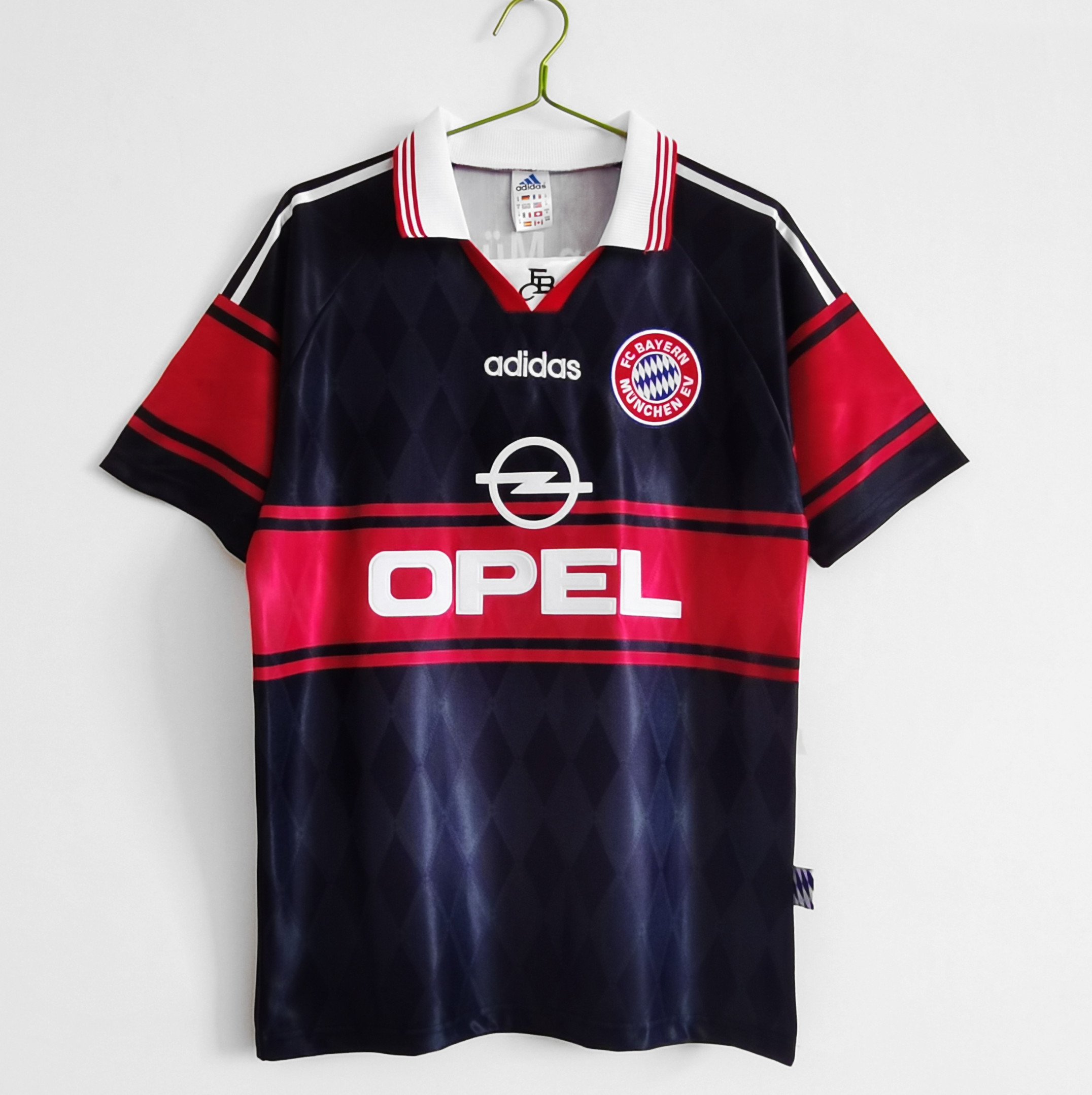 Bayern Munich 1997/98 Home Retro Men Jersey - Navy