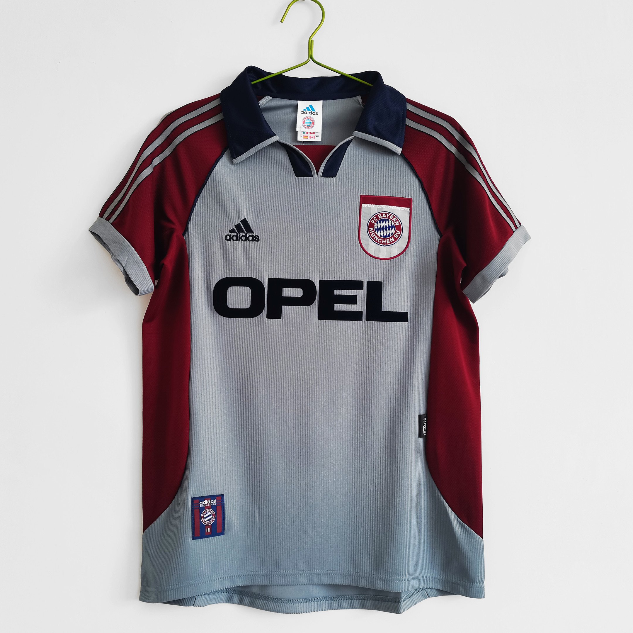 Bayern Munich 1998/99 Away Retro Men Jersey - Gray