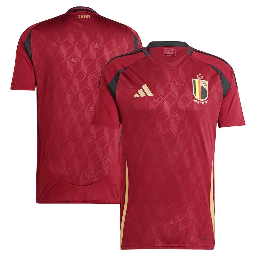 Belgium National Team 2024 Home Men Jersey - Burgundy