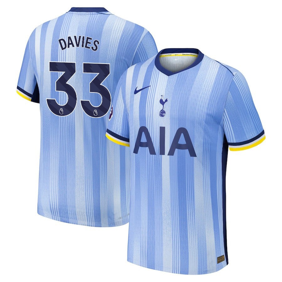 Ben Davies 33 Tottenham Hotspur 2024/25 Away Men Jersey - Blue