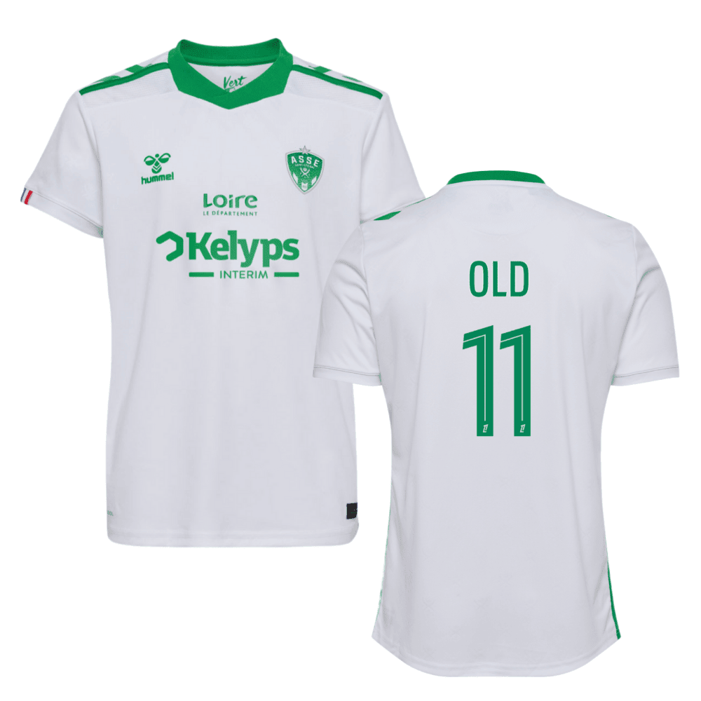 Ben Old 11 AS Saint-Étienne 2024/25 Away Men Jersey - White