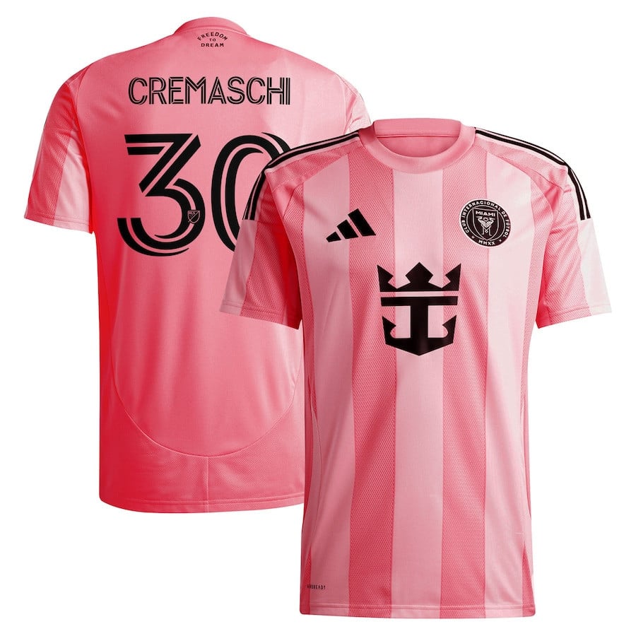 Benjamin Cremaschi 30 Inter Miami CF 2025 Euforia Men Jersey - Light Pink
