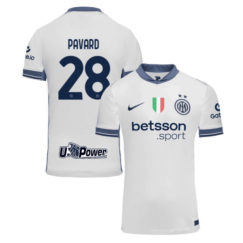 Benjamin Pavard 28 Inter Milan 2024/25 Away Men Jersey - White