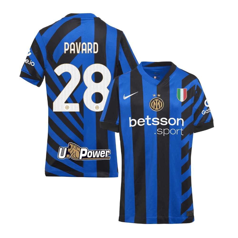 Benjamin Pavard 28 Inter Milan 2024/25 Home YOUTH Jersey - Blue