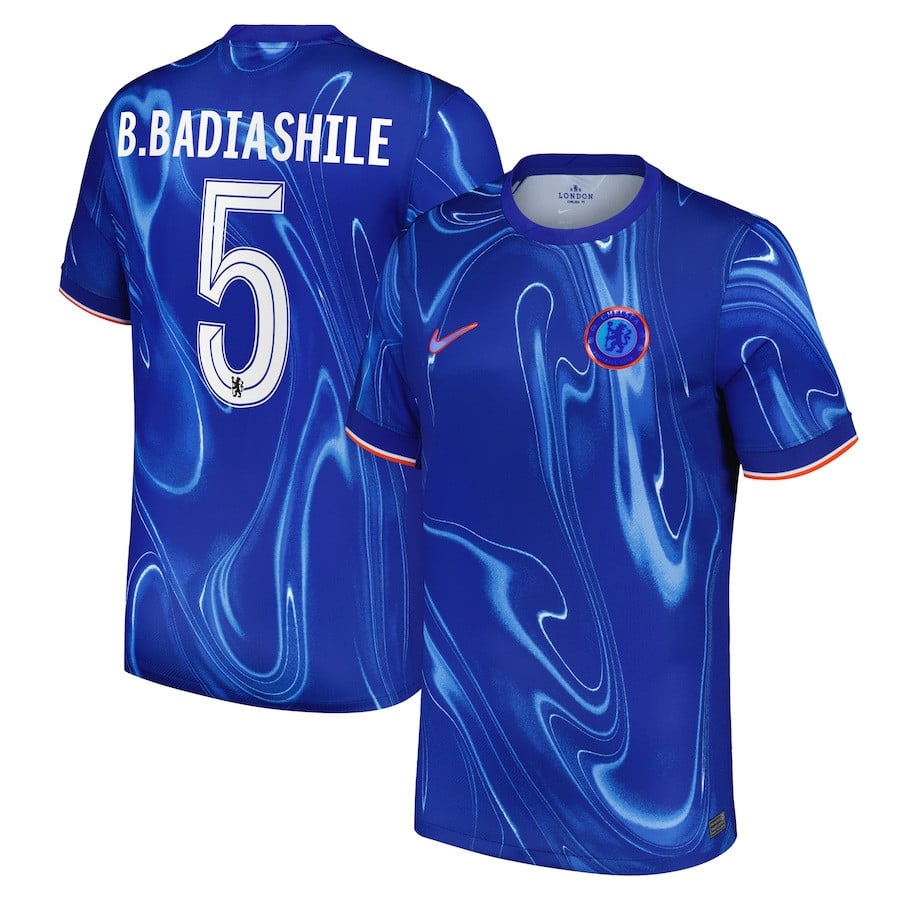 Benoît Badiashile 5 Chelsea Cup 2024/25 Home Men Jersey - Blue