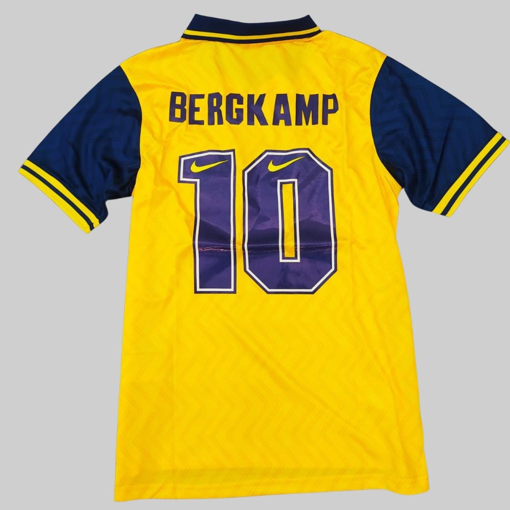 Bergkamp 10 Arsenal 1996-1997 JVC Premier League Retro Jersey - Men