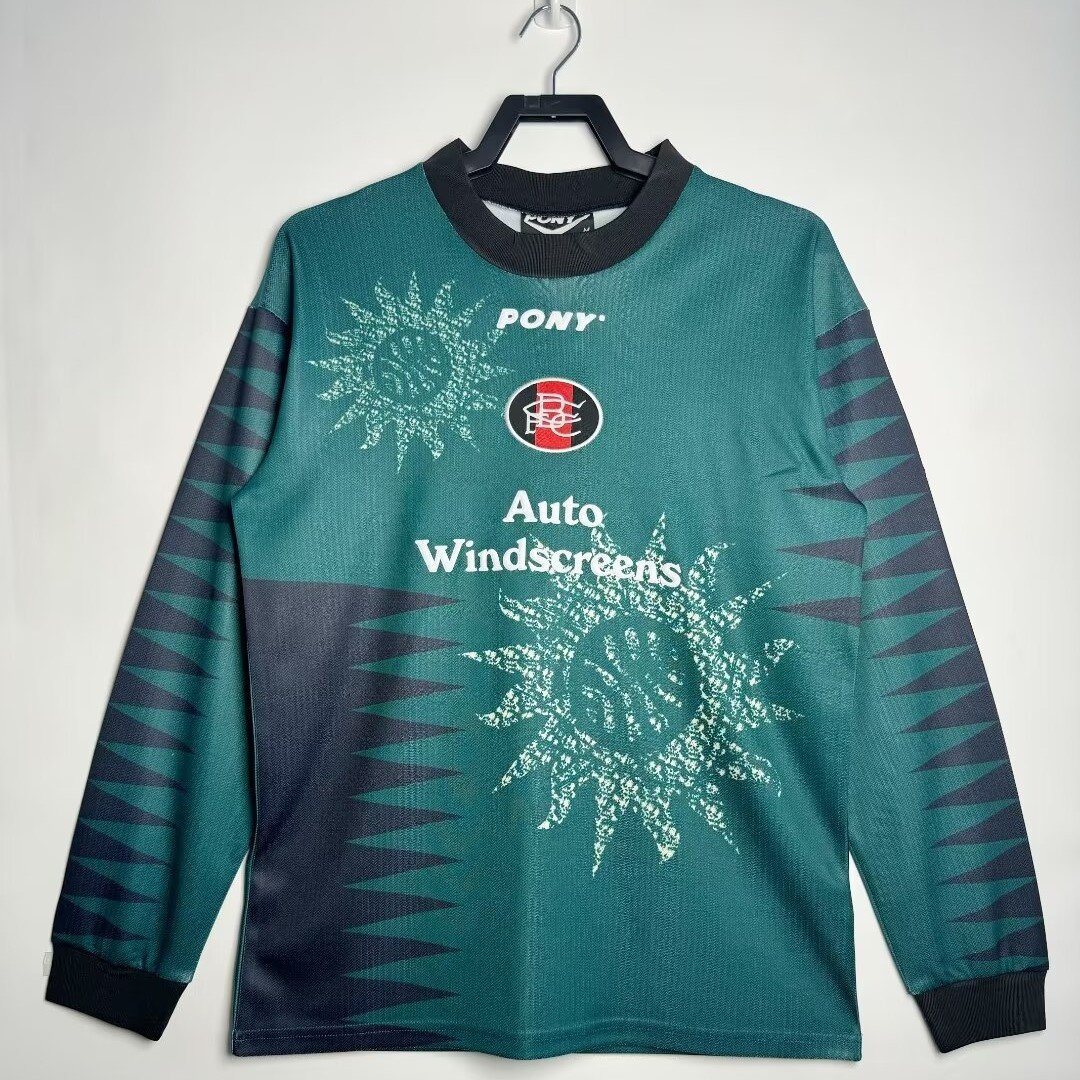 Birmingham City F.C. 1996/97 Goalkeeper Retro Long Sleeve Men Jersey - Aqua