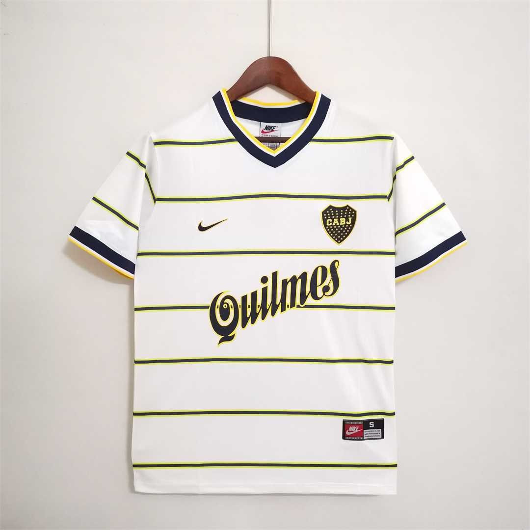 Boca Juniors 1999 Away Retro Men Jersey - White