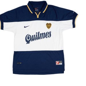 Boca Juniors 1999/2000 Away Retro Men Jersey - White