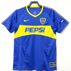 Boca Juniors 2003/04 Home Retro Men Jersey - Blue