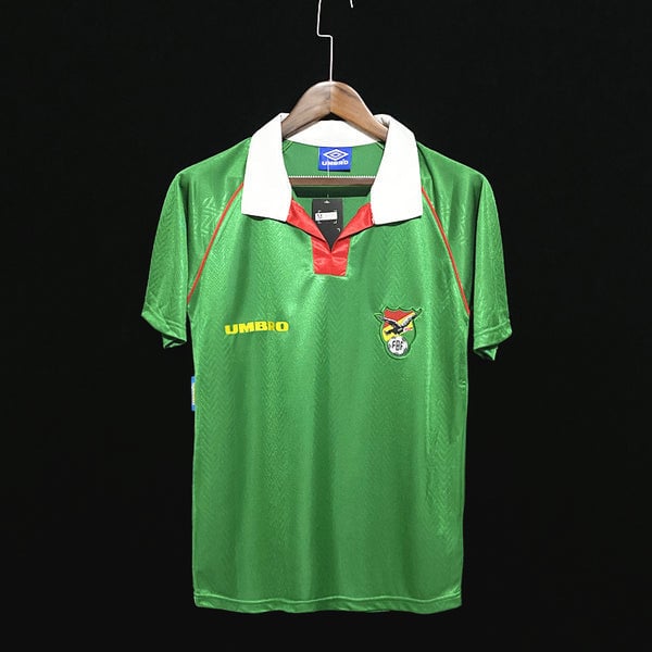 Bolivia 1994 Home Retro Men Jersey - Green