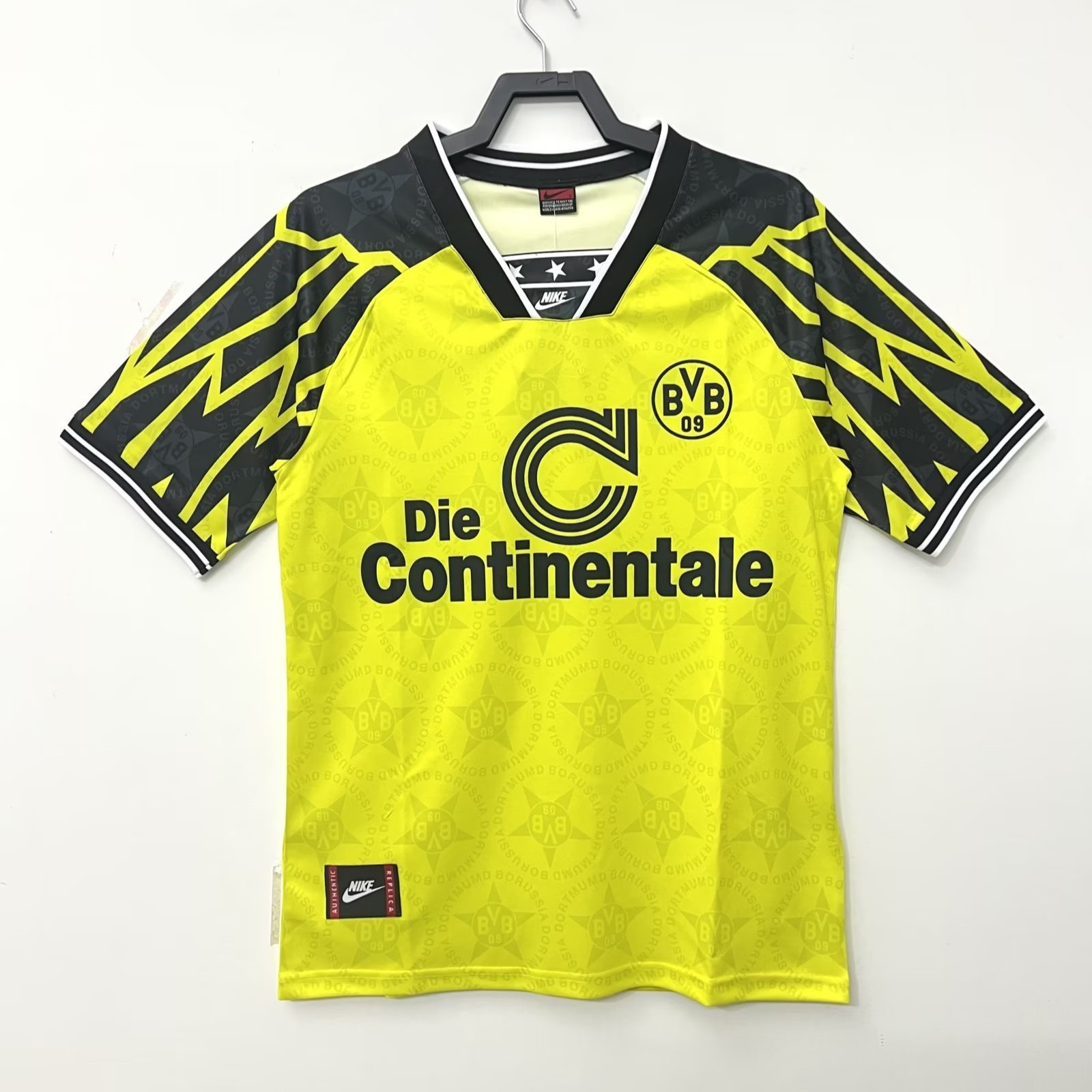 Borussia Dortmund 1994/95 Home Retro Men Jersey - Yellow