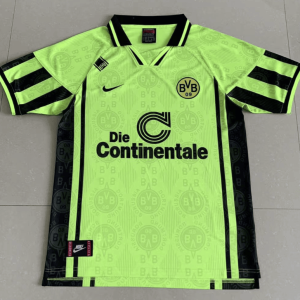 Borussia Dortmund 1996/97 Home Retro Men Jersey - Yellow