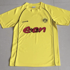 Borussia Dortmund 2001/02 Home Retro Men Jersey - Yellow