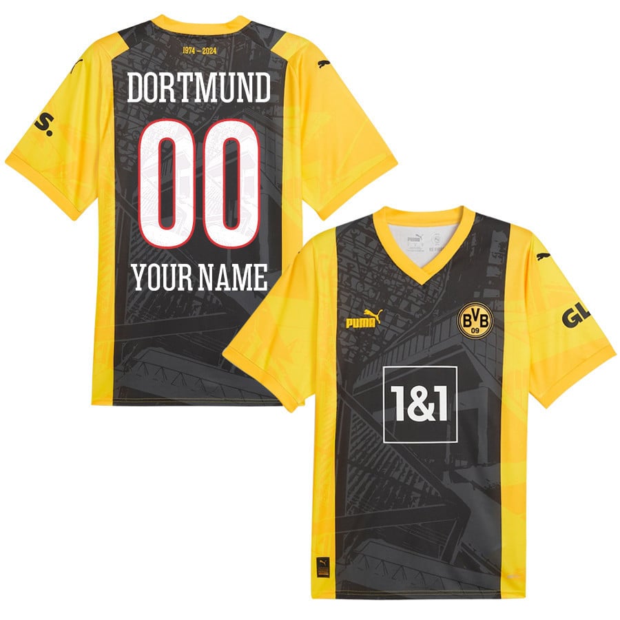 Borussia Dortmund 2024/25 Special Edition Jersey Customized - Men Black