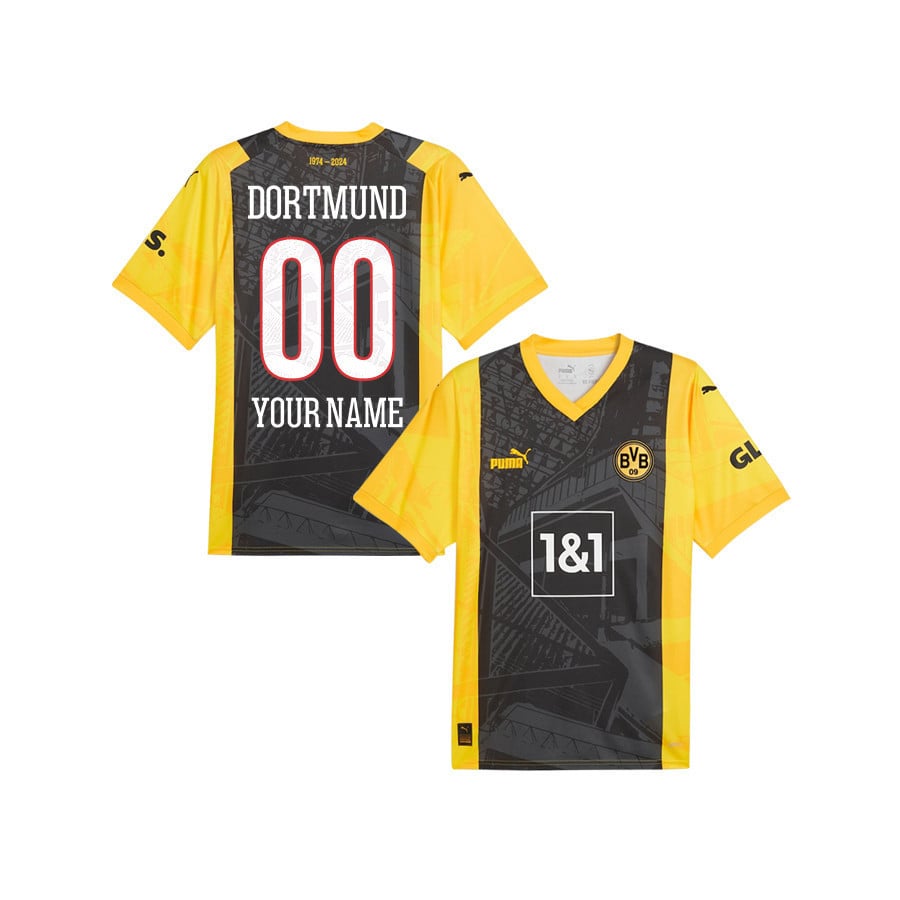 Borussia Dortmund 2024/25 YOUTH Special Edition Jersey Customized - Black
