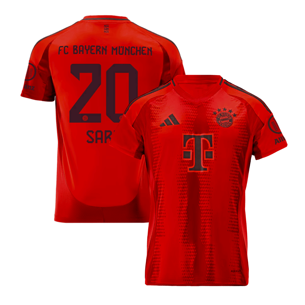 Bouna Sarr 20 Bayern Munich 2024/25 Home YOUTH Jersey - Red