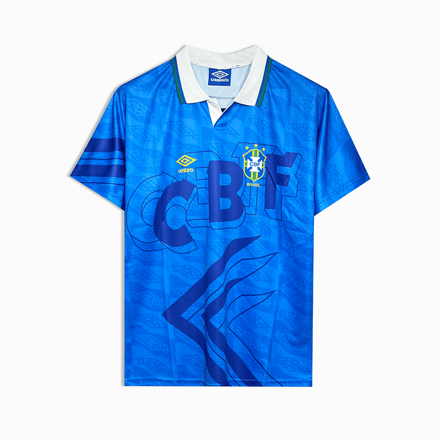 Brazil 1992 Away Retro Men Jersey - Blue