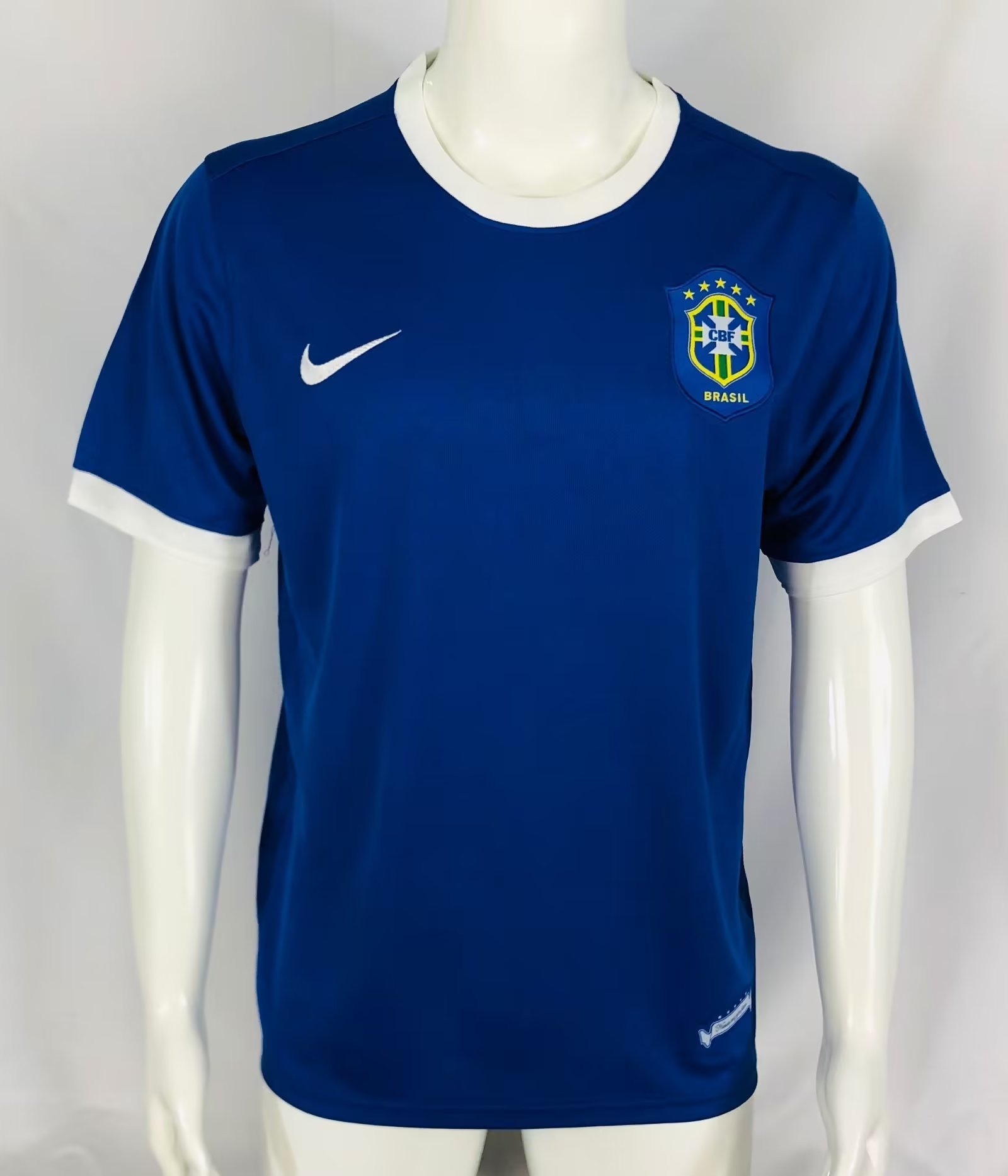 Brazil 2006 Away Retro Men Jersey – Blue