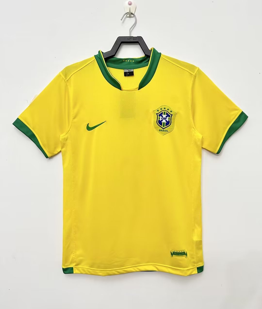 Brazil 2006 Home Retro Jersey – Men, Yellow