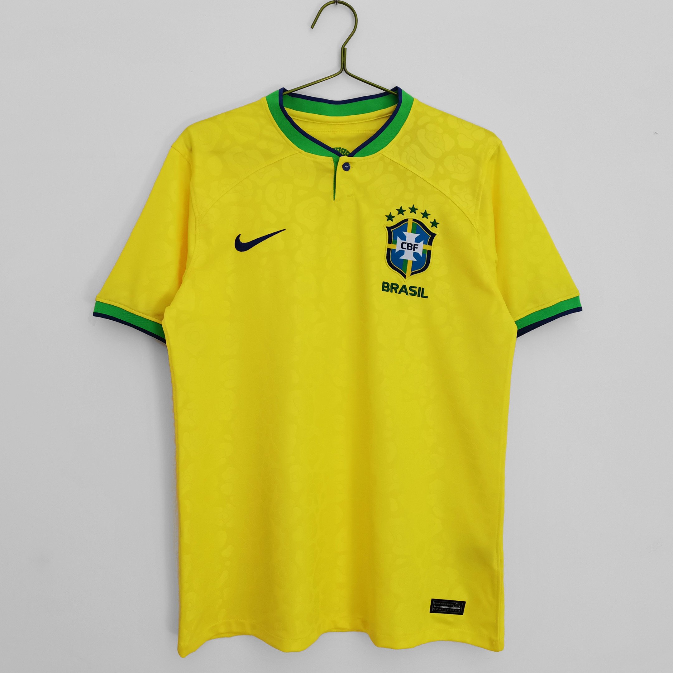 Brazil 2022/23 Home Retro Men Jersey - Yellow
