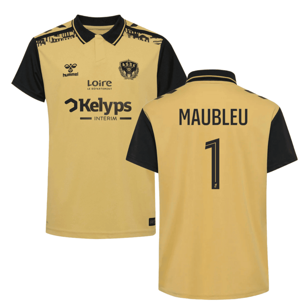 Brice Maubleu 1 AS Saint-Étienne 2024/25 Third Men Jersey - Yellow