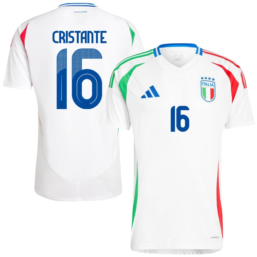 Bryan Cristante 16 Italy National Team 2024/25 Away Men Jersey - White