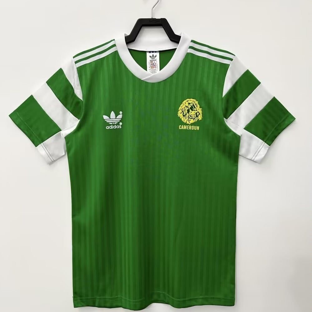 Cameroon 1990 Home Retro Men Jersey - Green