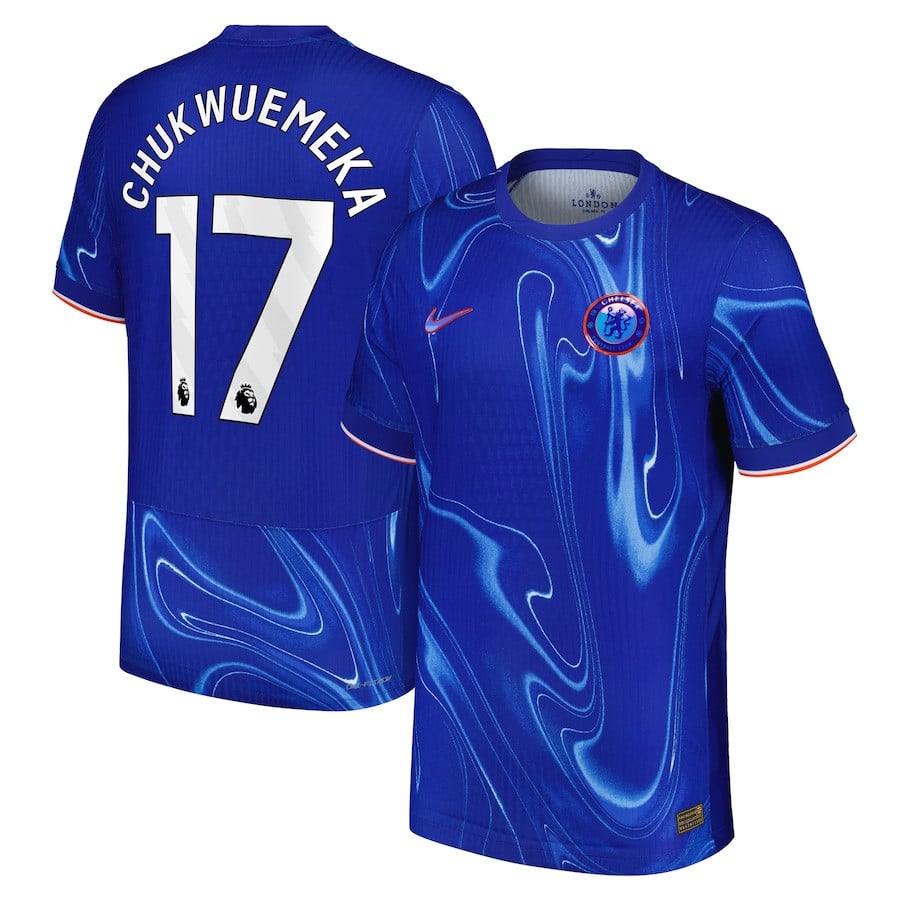 Carney Chukwuemeka 17 Chelsea 2024/25 Home Men Jersey - Blue